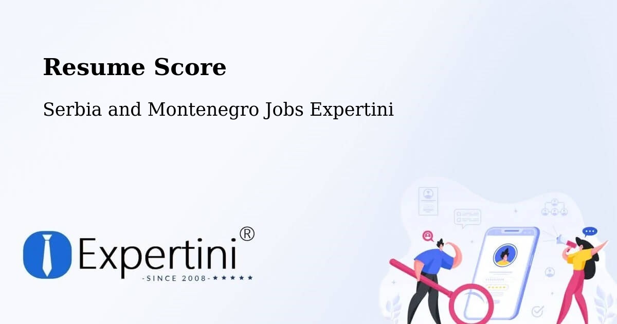 Resume Score & Job Description Match Tool – Moose Factory - Serbia and Montenegro Jobs Expertini